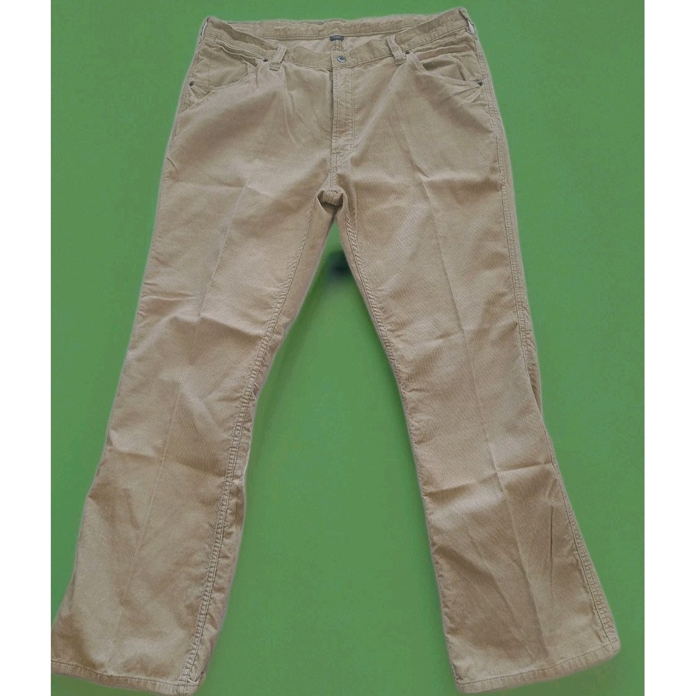 Polo Ralph Lauren Corduroy Pants Mens Beige Straight‎ Leg Dungarees 38x32